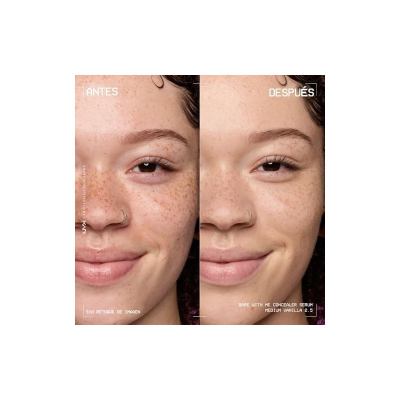 NYX Professional Makeup Bare With Me Concealer Serum,suero corrector ligero