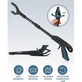 5Pcs Hip Kit for Seniors, Hip Replacement Kit After Surgery, Hip Replacement Recovery Kit with Grabber, Sock Aid, Leg Lifter