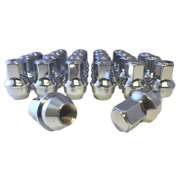 Set of 24 Eisen 14x1.5mm One-Piece Chrome OEM Factory Style