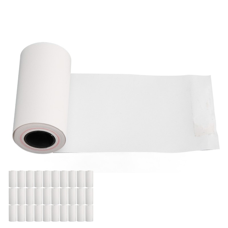 30pcs Thermal Printing Paper 57x30mm Uniform Coating Clear Printing Receipt