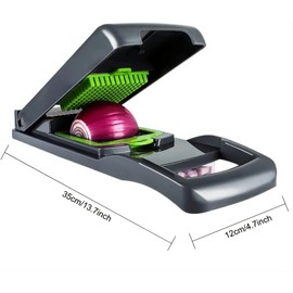 Bartans 16-in-1 Multifunctional Vegetable Chopper Food Slicer Dicer Cutter with Container, Mandoline Slicer for Salad