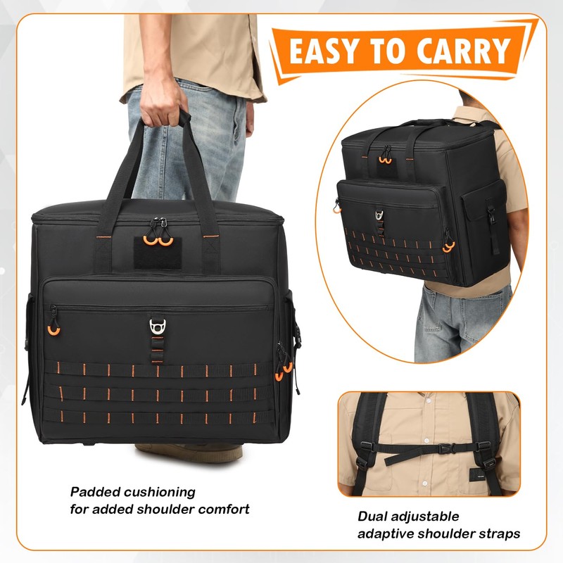 BISKLNDN Computer Desktop Tower Carrying Case - Portable PC Travel
