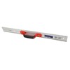 Aluminum Straight Edge Ruler with Handle Bubble Metal Centimeter Inch