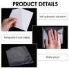 6 Pcs Planner Adhesive Pockets Clear Corner Pockets Sticky Pockets