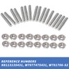 GSTP M8*1.25 Studs Kit Exhaust Studs and Nuts Kit Compatible