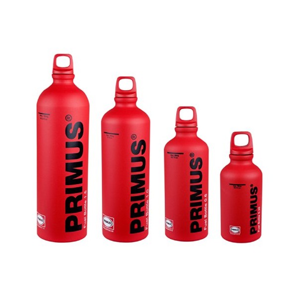 Primus Ultra Light Fuel Bottle in Red Aluminium Finish 1.5 Litre / 52oz