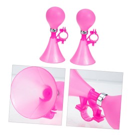 Kisangel 2pcs Boy Girl Bike Horn Loud Squeeze Air Horn for Scooters Design for Young Crisp Sound for Safe Riding