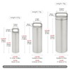 TONYFY Titanium Pill Container Keychain, Waterproof EDC Pill Holder (M)