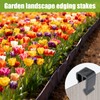 PUREZON Plastic Landscape Stakes, 30 PCS, 9.7 Inch