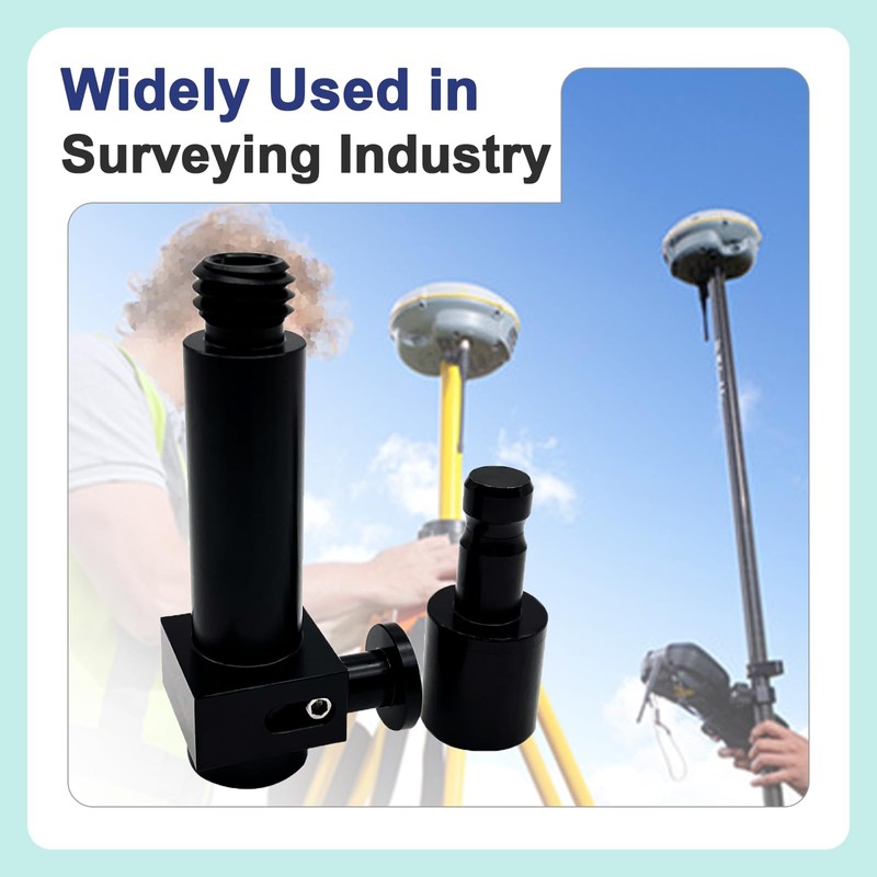 Quick Release Adapter with a Leic Style Aluminum GNSS RTK