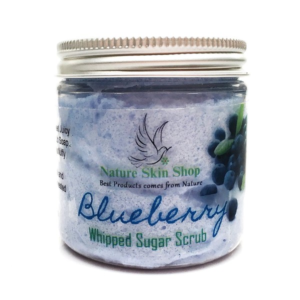 Sugar Scrub Soap Whipped Cream (Blueberry)