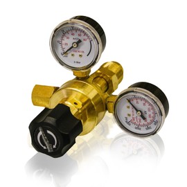 LOTOS Argon CO2 Flow Meter Welding Welder Regulator Gauge Gas Welder Gas Regulator (for LOTOS MIG140 MIG175 Tig200 TIG200DC Welder) (AR04)