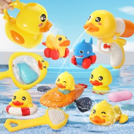 Pack of 12 Bath Toys Baby, Bath Toy for Baby Children from 3 4 Years, Water Toy Gift for Toddlers Boys Girls