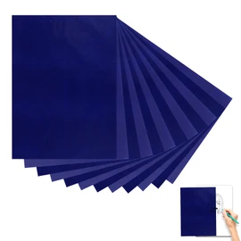 Carbon Paper Transfer Paper, 50 Sheets of Carbon Paper for Tracing, Graphite Paper, Blue Paper for Writing, Carbon Copy Paper for Tracing, for Tracing on Cardboard, Paper and Canvas (21 x 30 cm)