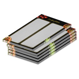 PRICARO Pizza Toscana Shopping List A6 Pack of 5