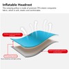 Inflatable Headrest TPU Portable Lumbar Pillow Folding Soft Blow Up