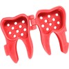 Estuche protector para cabezal de cepillo de dientes con orificio