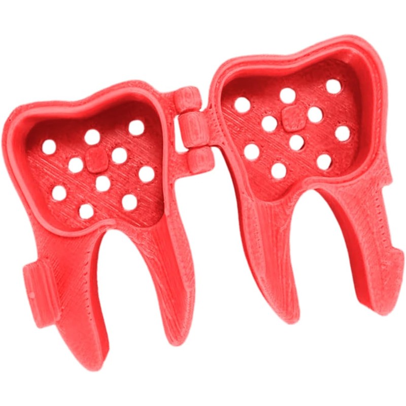 Estuche protector para cabezal de cepillo de dientes con orificio