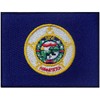 Minnesota State Flag Embroidered Emblem Iron On Sew On MN