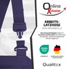 Qualitex work dungarees BW 270 (Classic) - Hydron Blue, size: