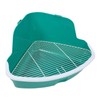 Small Animal Litter Box Fanshaped Rabbit Corner Toilet Box Potty