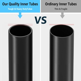 YunSCM 2-Pack 26 inch Bike Inner Tubes 26x2.50/3.0 ETRTO 62/75-559 AV32mm Schrader Valve Compatible 26x2.50 26x2.60 26x2.70 26x2.80 26x3.0 Fat Tubes Off Road Mountain Bike Tyre Fat Tire Tubes