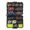 Fishing Accessories Tackle Kit Box - 215Pcs Sinker Weights, Crossline
