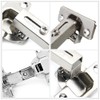 2 Pack 135 Degree Folden Door Hinges,Corner Kitchen Cabinet/Folden Door