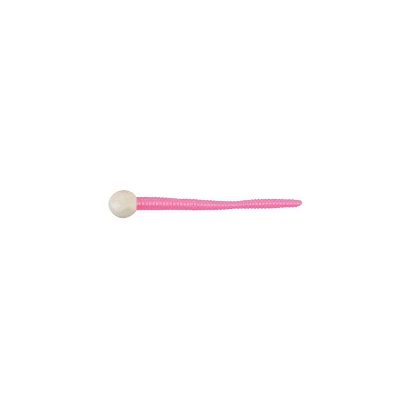 Berkley PowerBait Floating Mice Tails Fishing Bait, White/Bubblegum, 3in |