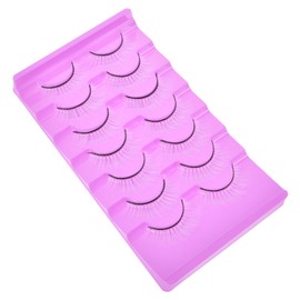 VICASKY 7pairs White Eyelashes for Women of Soft Comfortable Lashes for Parties and Special Occasions for Cosplay and Stage Makeup Your Eye Look