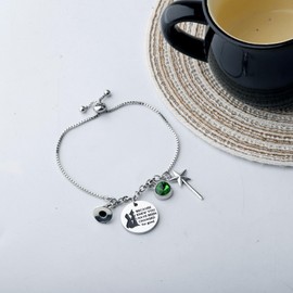 MAOFAED Witches Movie Inspired Gift, Because I Knew You I Have Been Changed for Good Bracelet for Friend (changeforgoodBrCA)