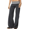 NZNDSHD Fold Over Yoga Pants for Women Low Rise Straight