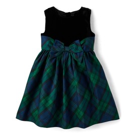 Gymboree,and Toddler Short Sleeve Dressy Special Occasion Dresses,Noelle Plaid,5T