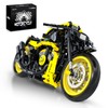 MJDDJA 1:8 Muscle Motorcycle Car Building Set for Adults, Kickstand