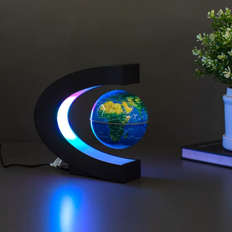 InGenious Floating Globe Colour Light Electromagnetic Levitation Desk Gadget