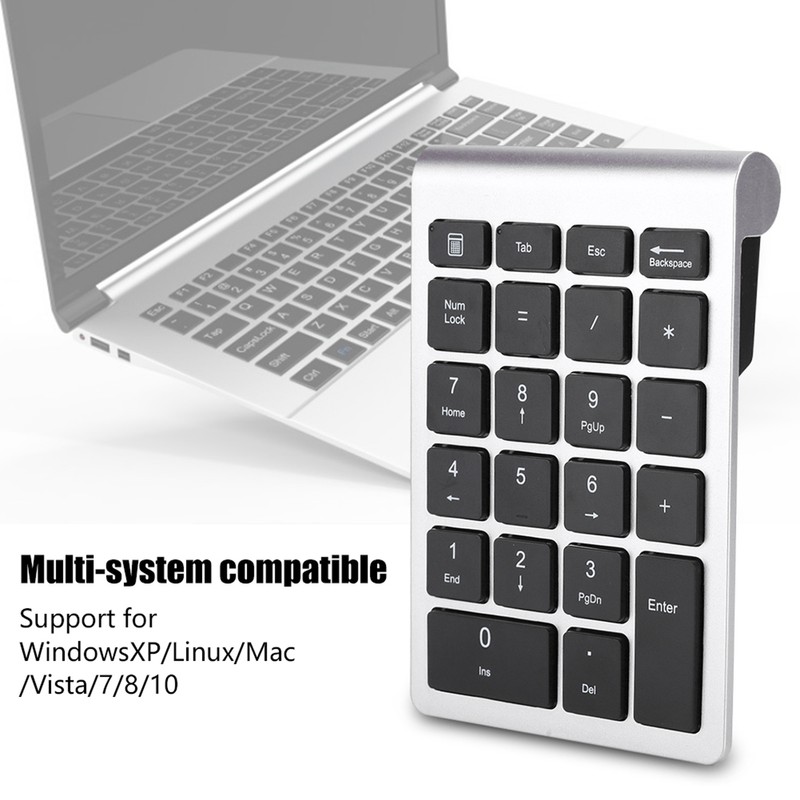 RF304 22 Keys Numeric Keypad USB 2.4G Wireless Mini Keyboard
