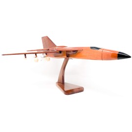 F111 Aardvark Airplane Mahogany Wood Display Model
