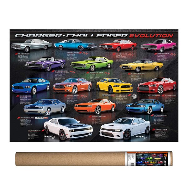 Dodge Charger/Challenger Evolution, Poster 24 x 36 inch by Eurographics