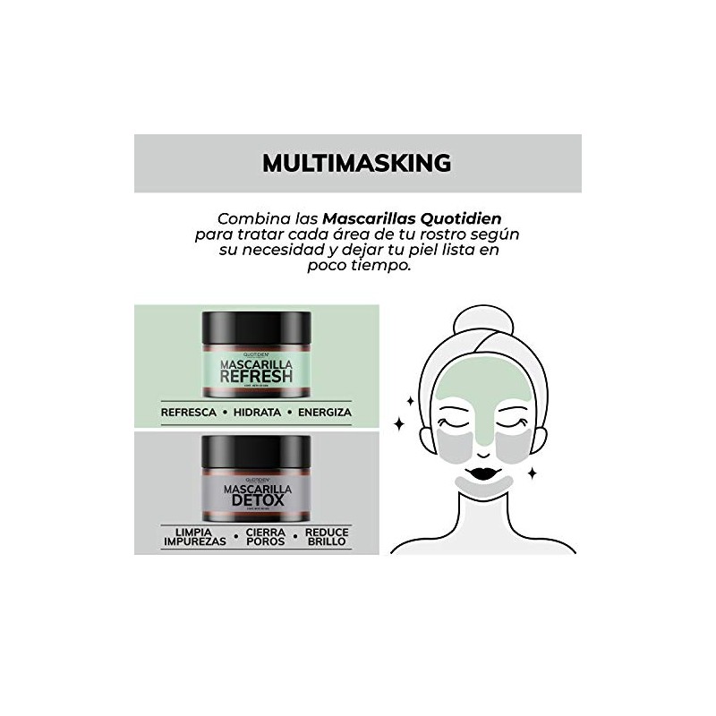 Mascarilla Facial Detox de Carbn Activado - Limpieza Profunda -