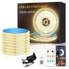 Yeewhale 5 m Dimmable COB LED Strip 3000 K Warm