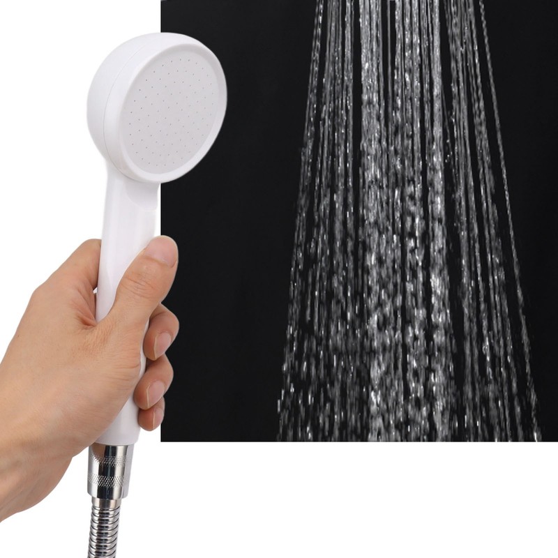 Handheld Showerhead ABS Thicken White Baking Paint Hand Shower Sprayer