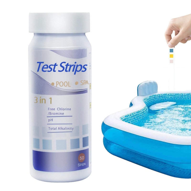Water PH Test Strips,50 Strips Swimming Pool Water Quality Test