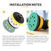 Gnellkoor Foam Sanding Pads for Orbital Sander - 3PCS 5