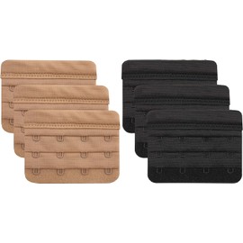 Tamlien Bra Extender 2 Hook/3 Hook/4 Hook/5 Hook, Soft and Comfortable Bra Extension