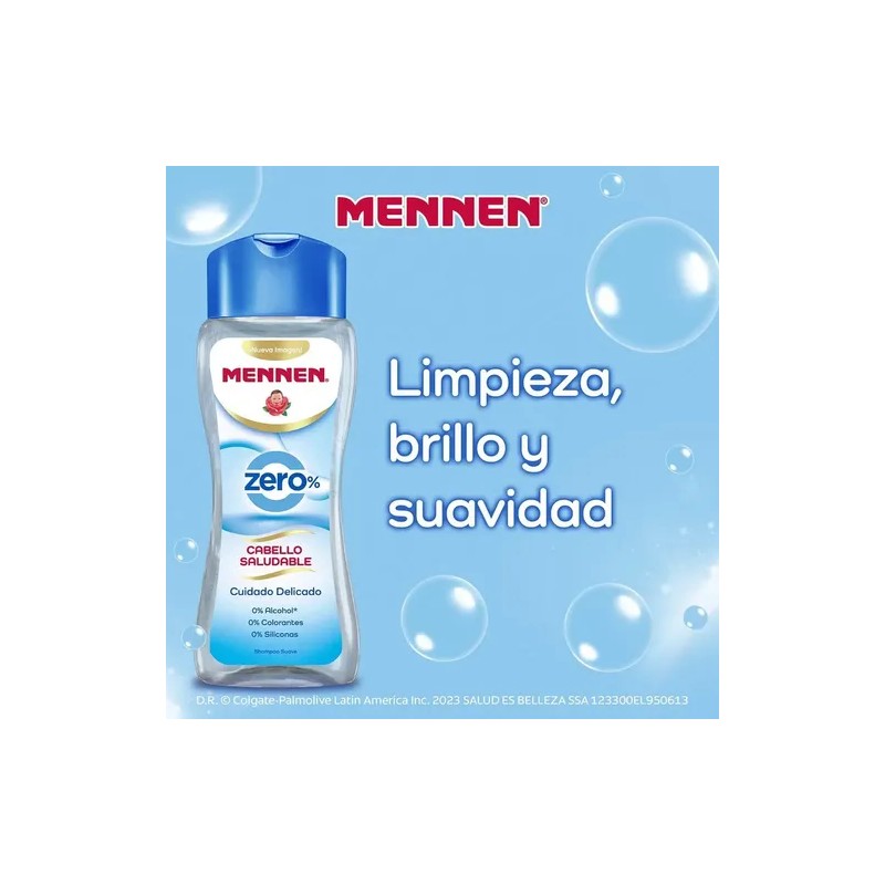 Shampoo Mennen Zero Cabello Saludable 700ml