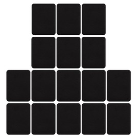 16 Black Patch Stickers Iron on Patches Repair Black Jacket Jeans Clothing Patches DIY Clothes
