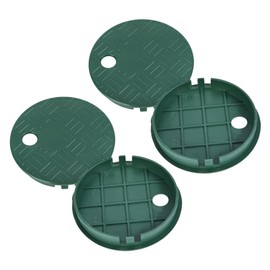 Totority 4pcs Durable Valve Box Cover Sprinkler Irrigation System Lids Easy to Install Corrosion Resistant for Protecting Valves and Drip Manifolds