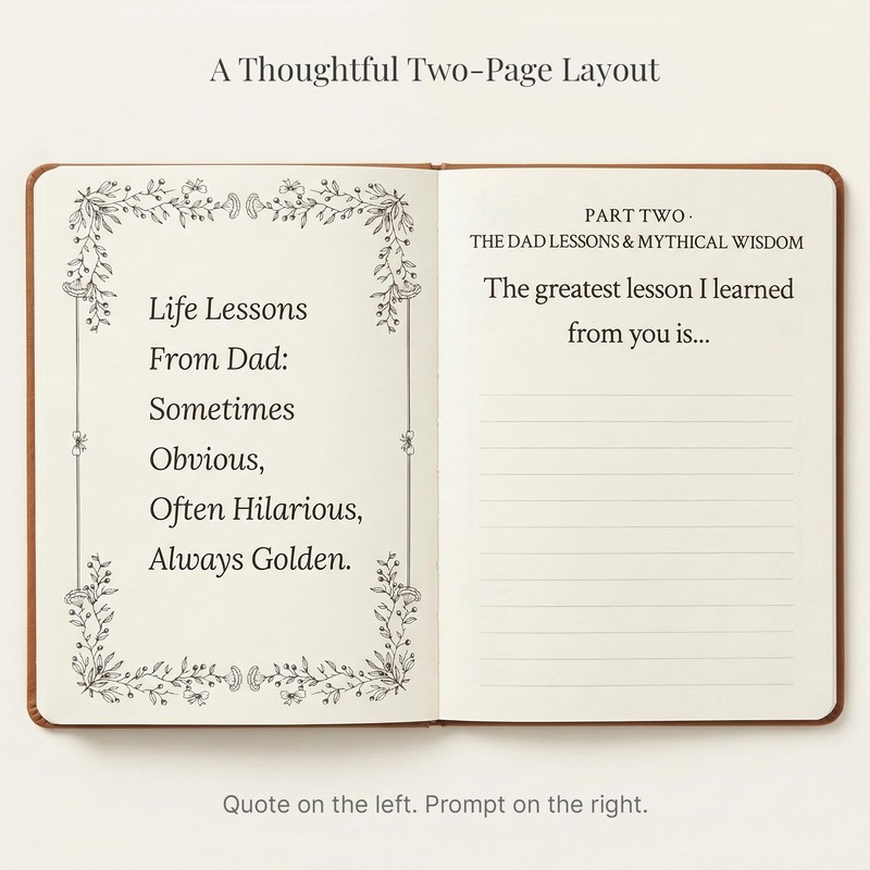 YOELOVE What I Love About Dad Leather Book – A