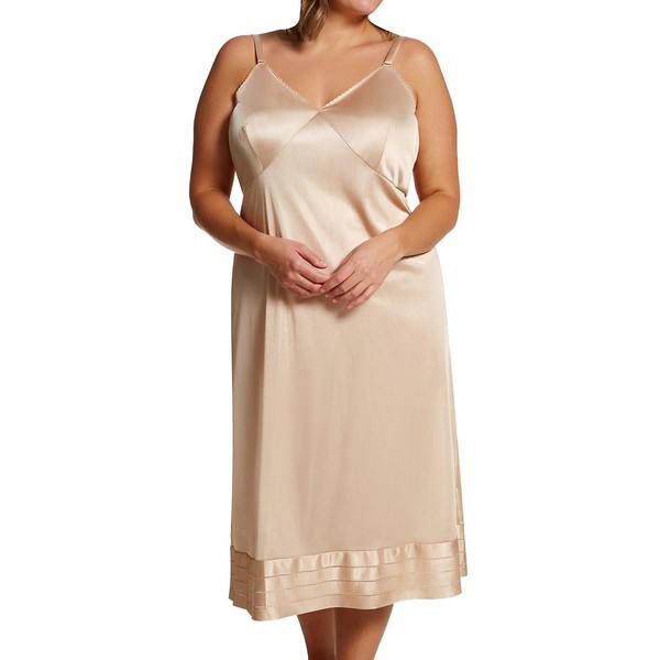 Shadowline Women's Plus Size Adjustable Length Full Slip 6319 46