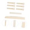 Kisangel Folk Guitar Bridge Pins Bone Acoustic Guitar Bridge Replacement